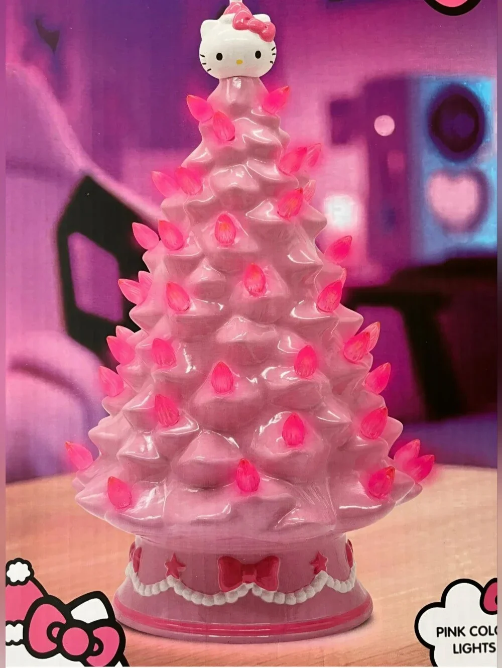 Hello Kitty Light-up Ceramic Christmas Tree